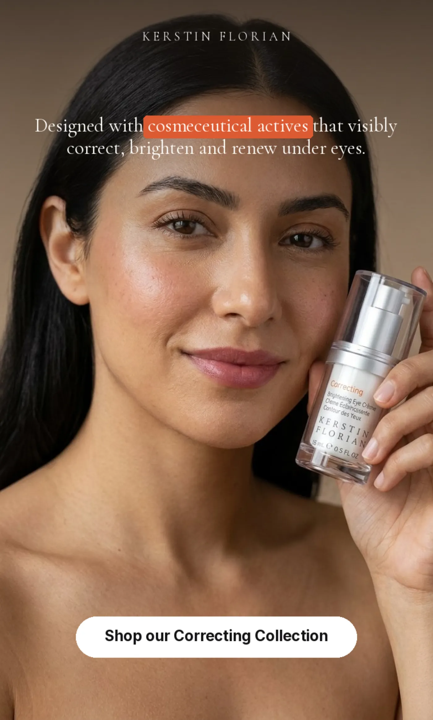 Story ad, brightening eye creme