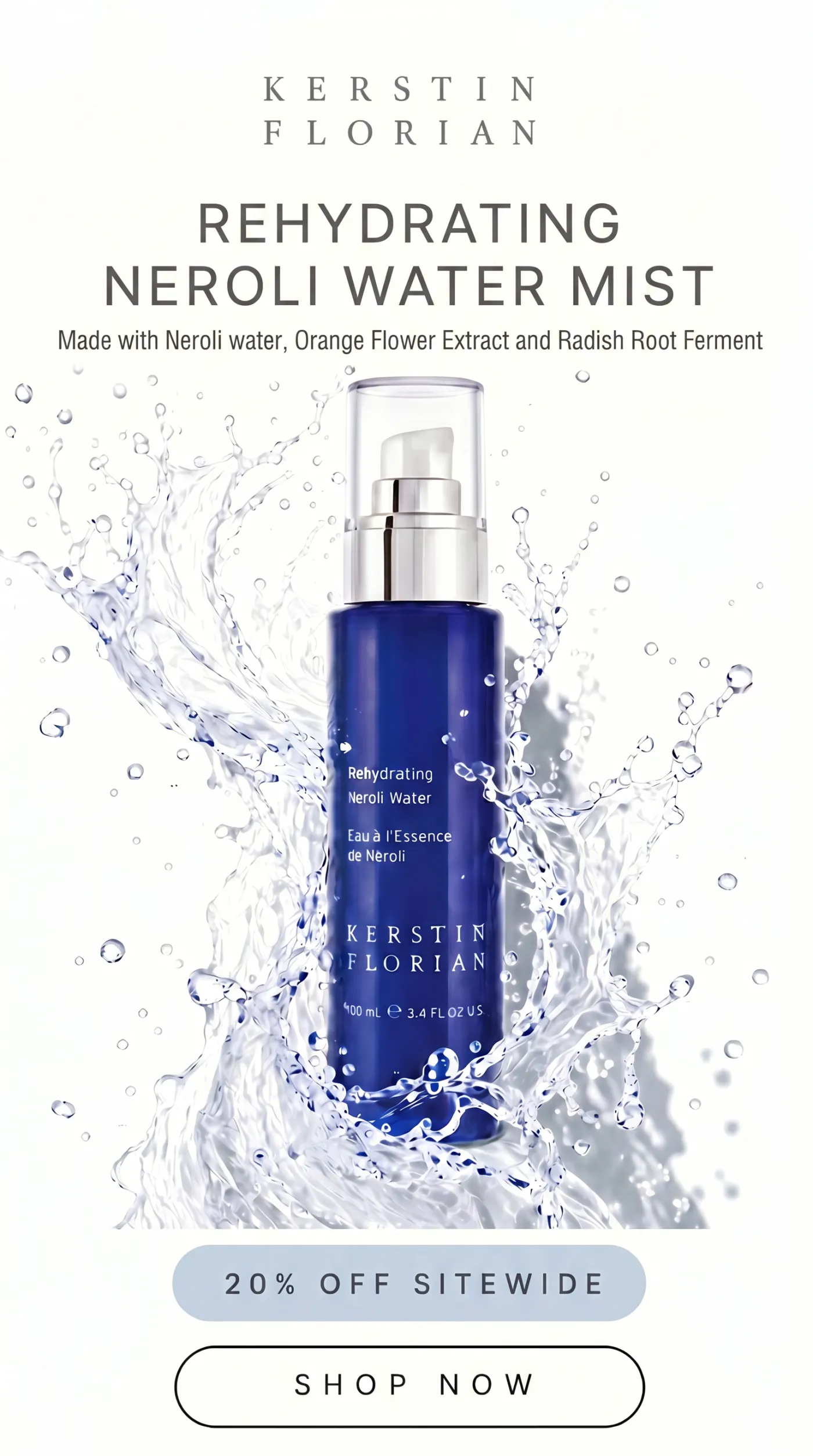 Meta ad, facial mist
