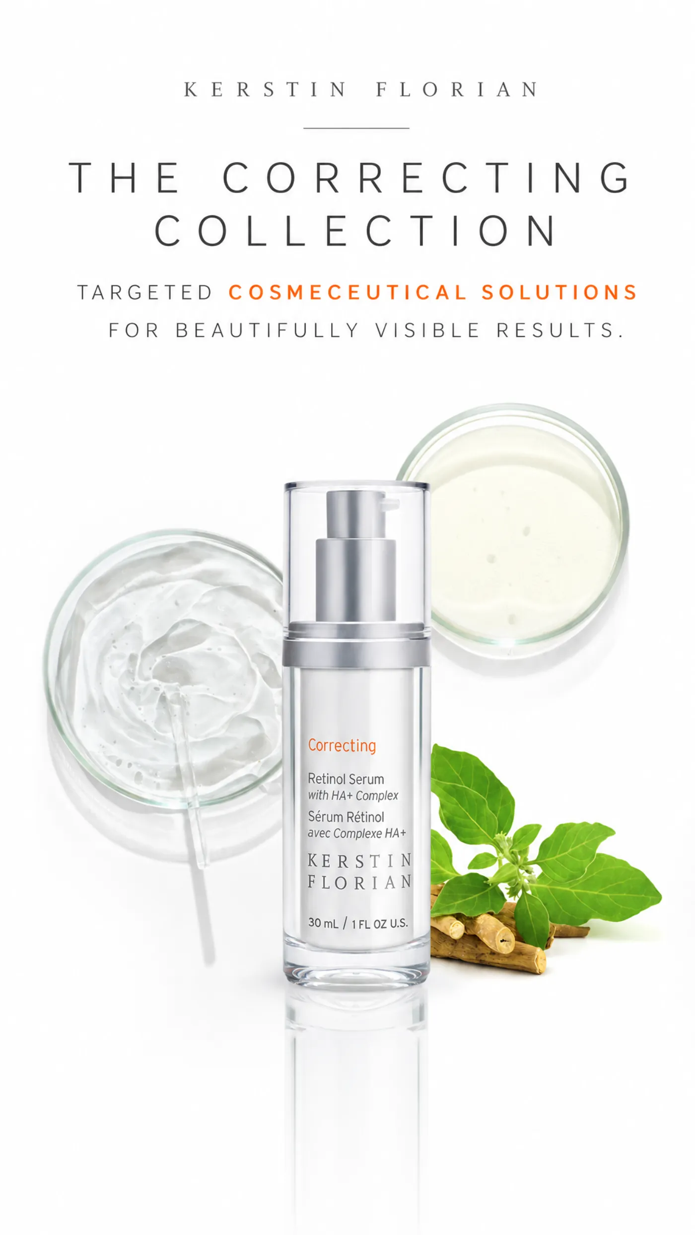 Meta ad, retinol serum