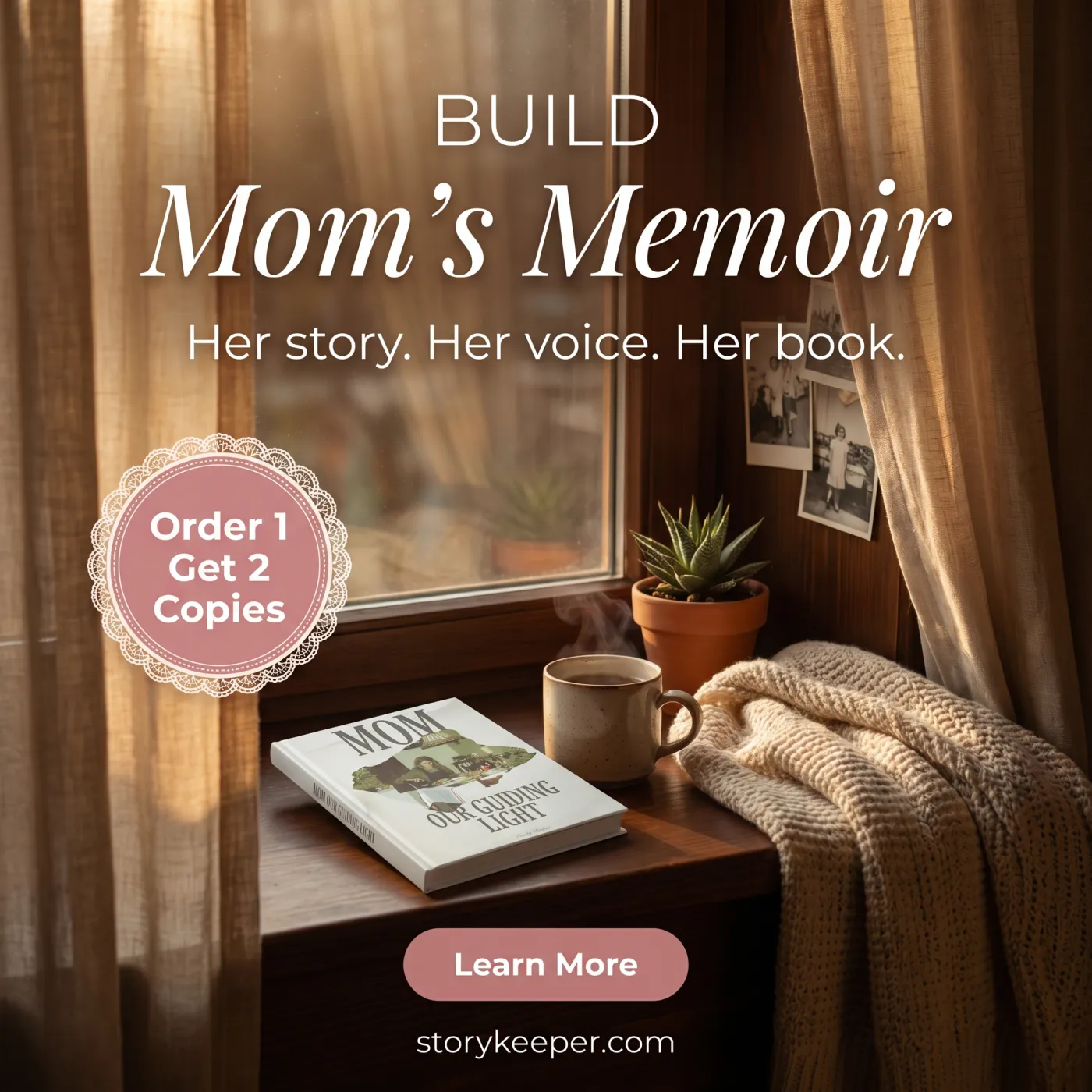Mother's Day ad, memoir offer