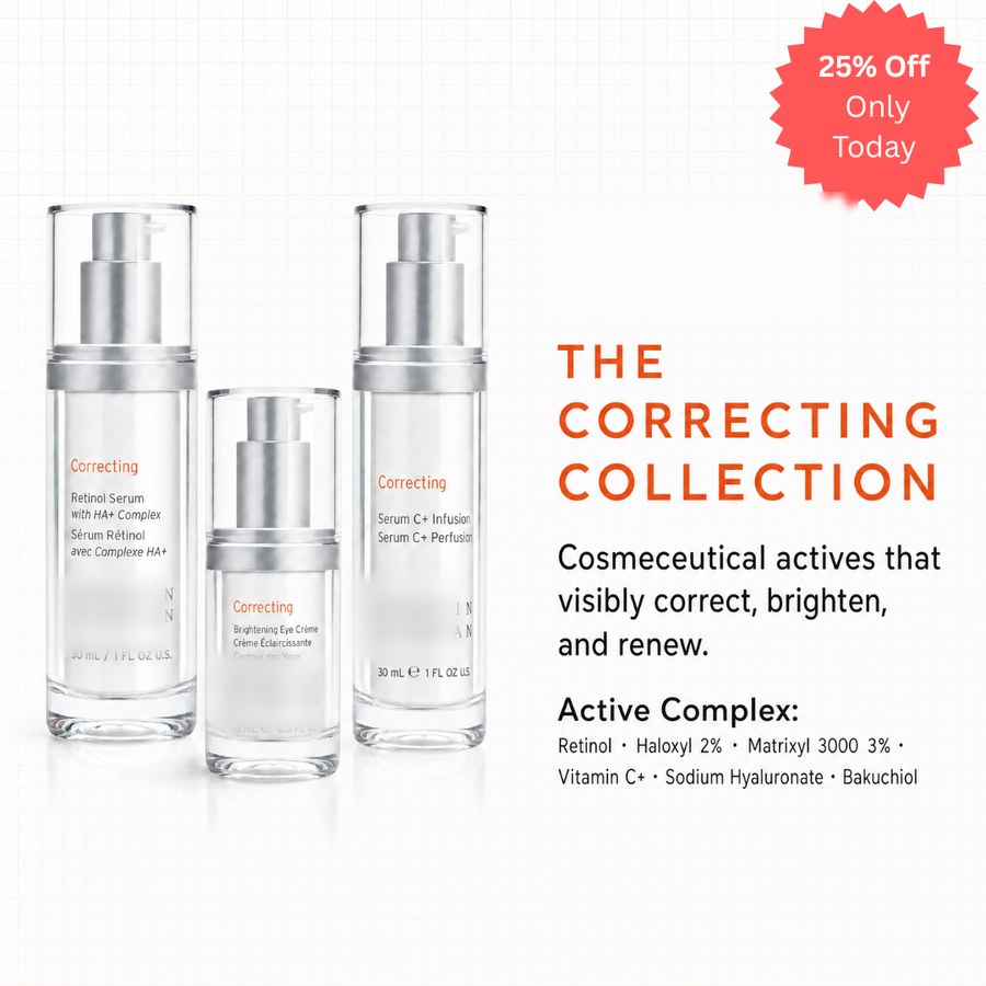 Wellness brand corrective skincare static ad